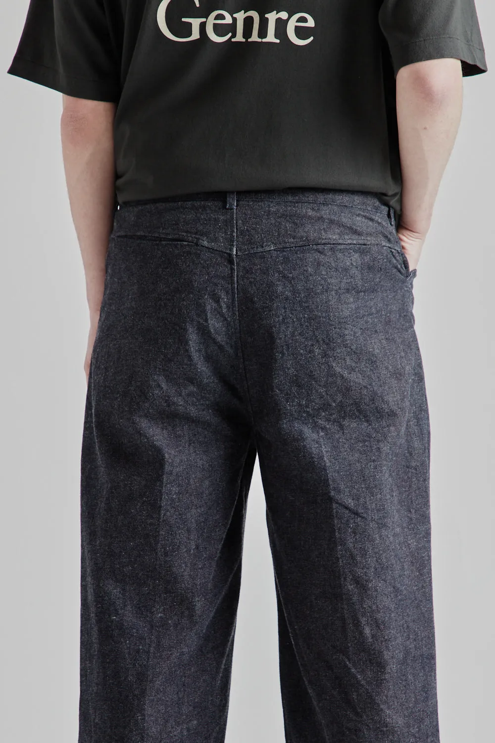 12.9 Denim Slacks - Indigo