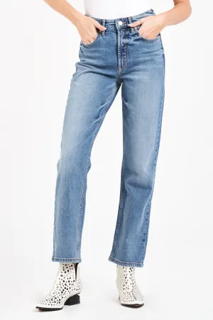 90S ULTRA HIGH RISE ANKLE STRAIGHT JEANS EXPLORER