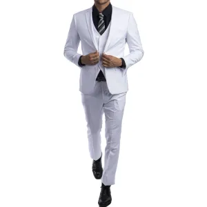 All White Suit with Vest