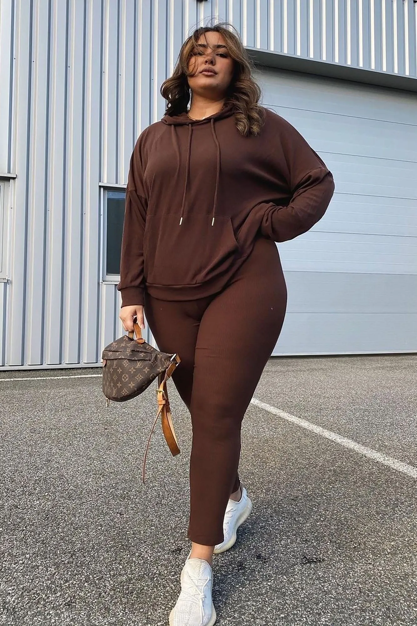 Ava Legging Set - Brown