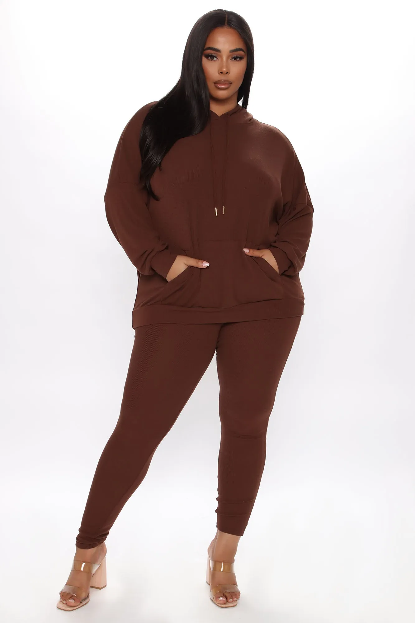 Ava Legging Set - Brown