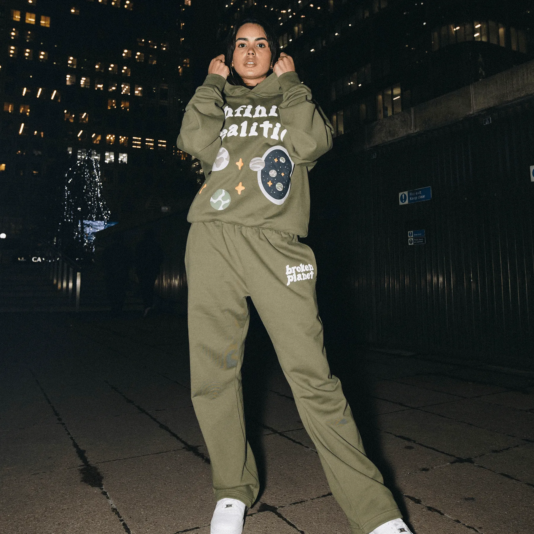 Broken Planet x KG Sweat Pants 'Olive Green'