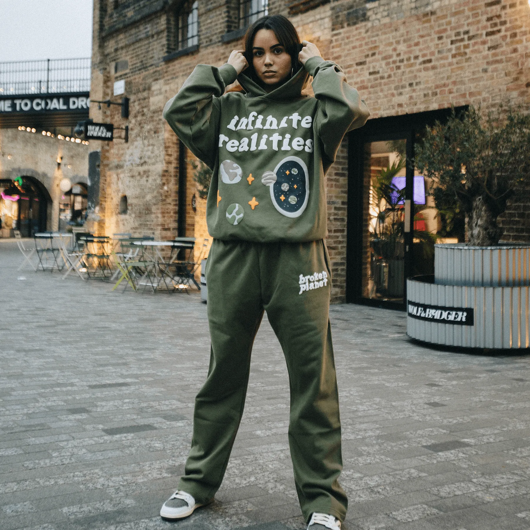 Broken Planet x KG Sweat Pants 'Olive Green'