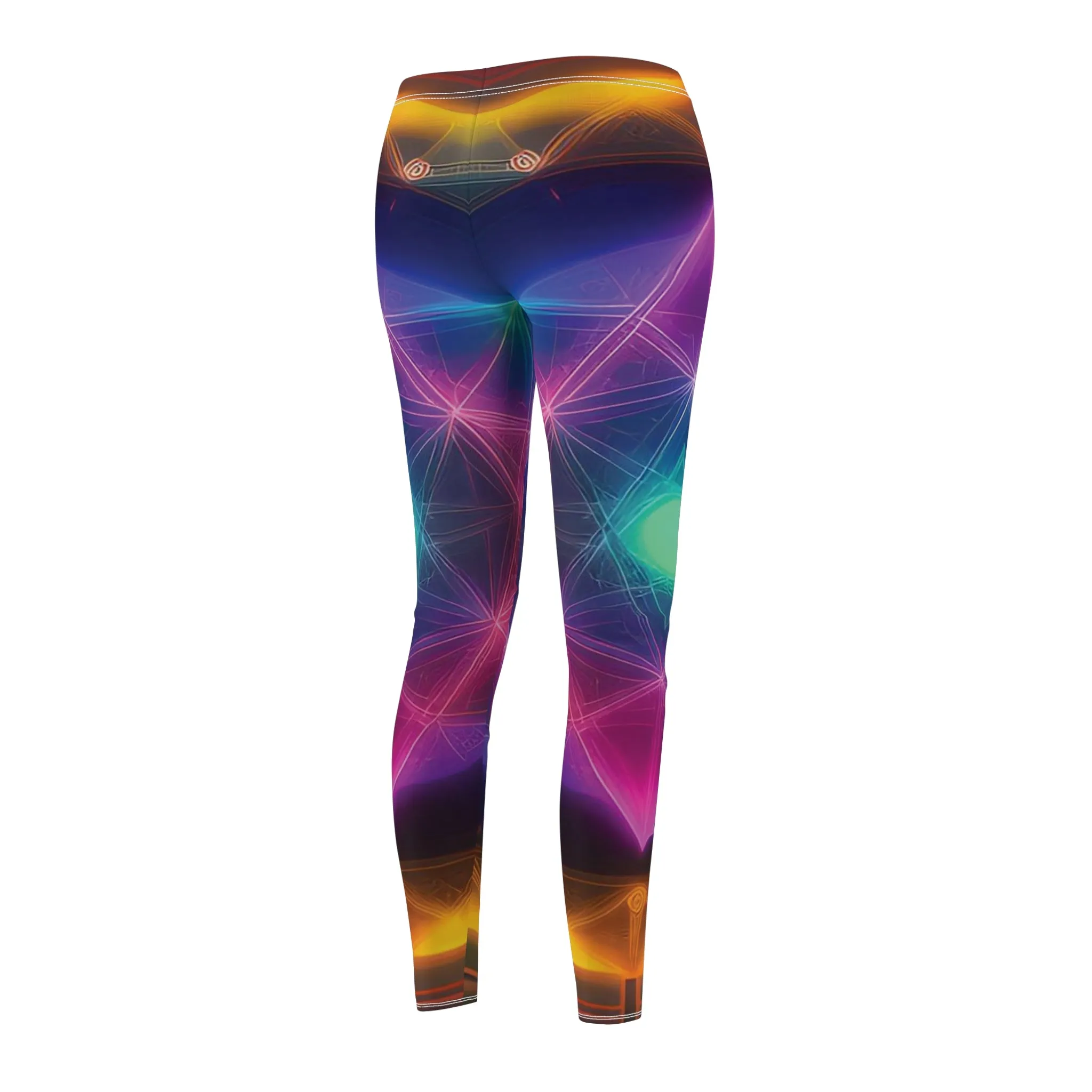 Celestial Crescendo - Women's Cut & Sew Casual Leggings (AOP)