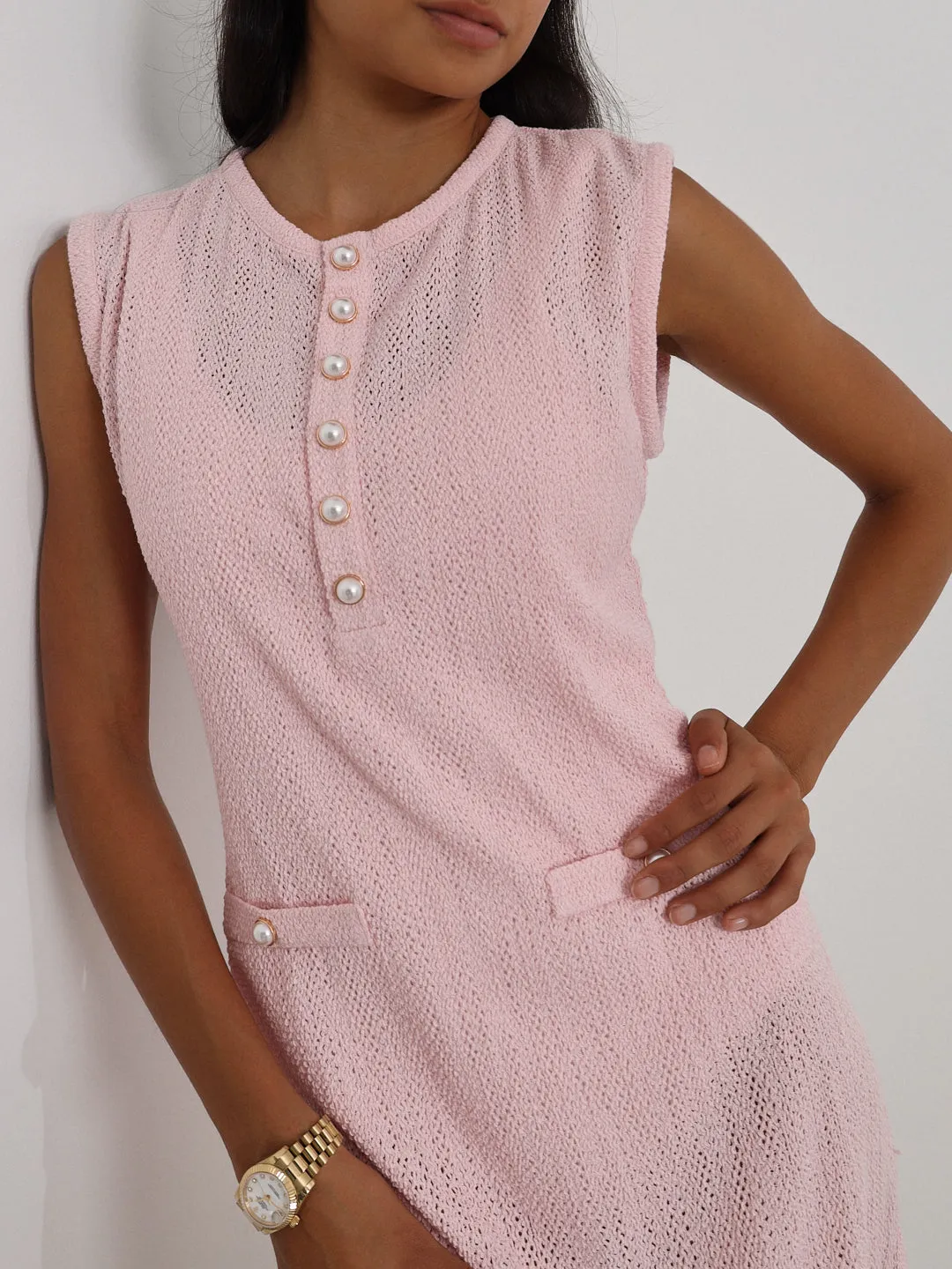 Demi Knit Vacay Dress | Candy Pink