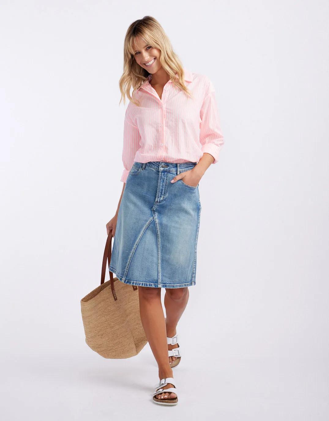 Endless Summer Shirt - Pink/White