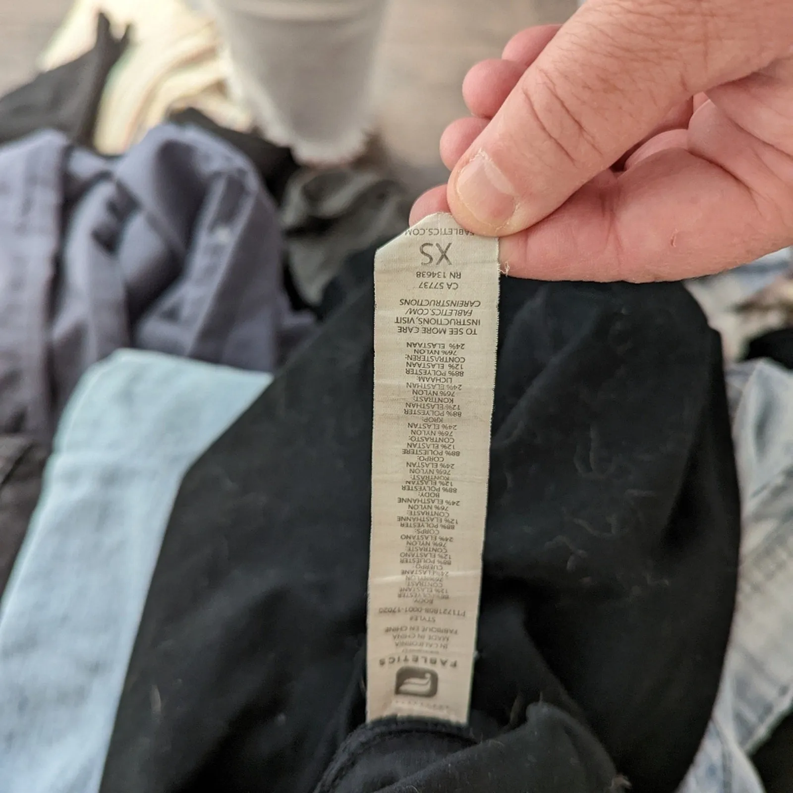 Fabletics Black Leggings XS