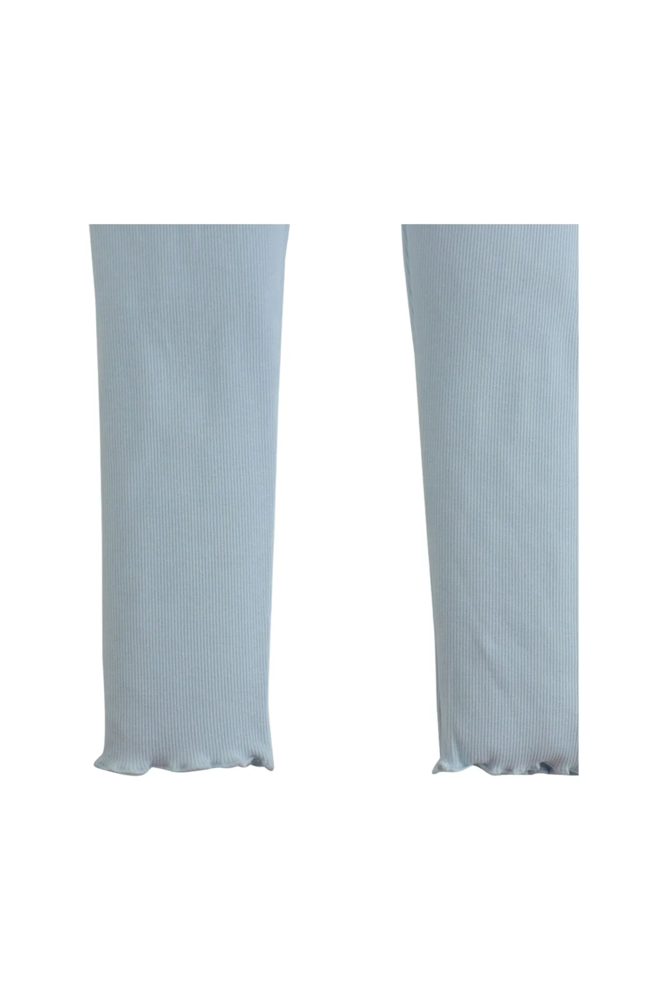Gingersnaps Ribbed Leggings with Ruffles on Waist