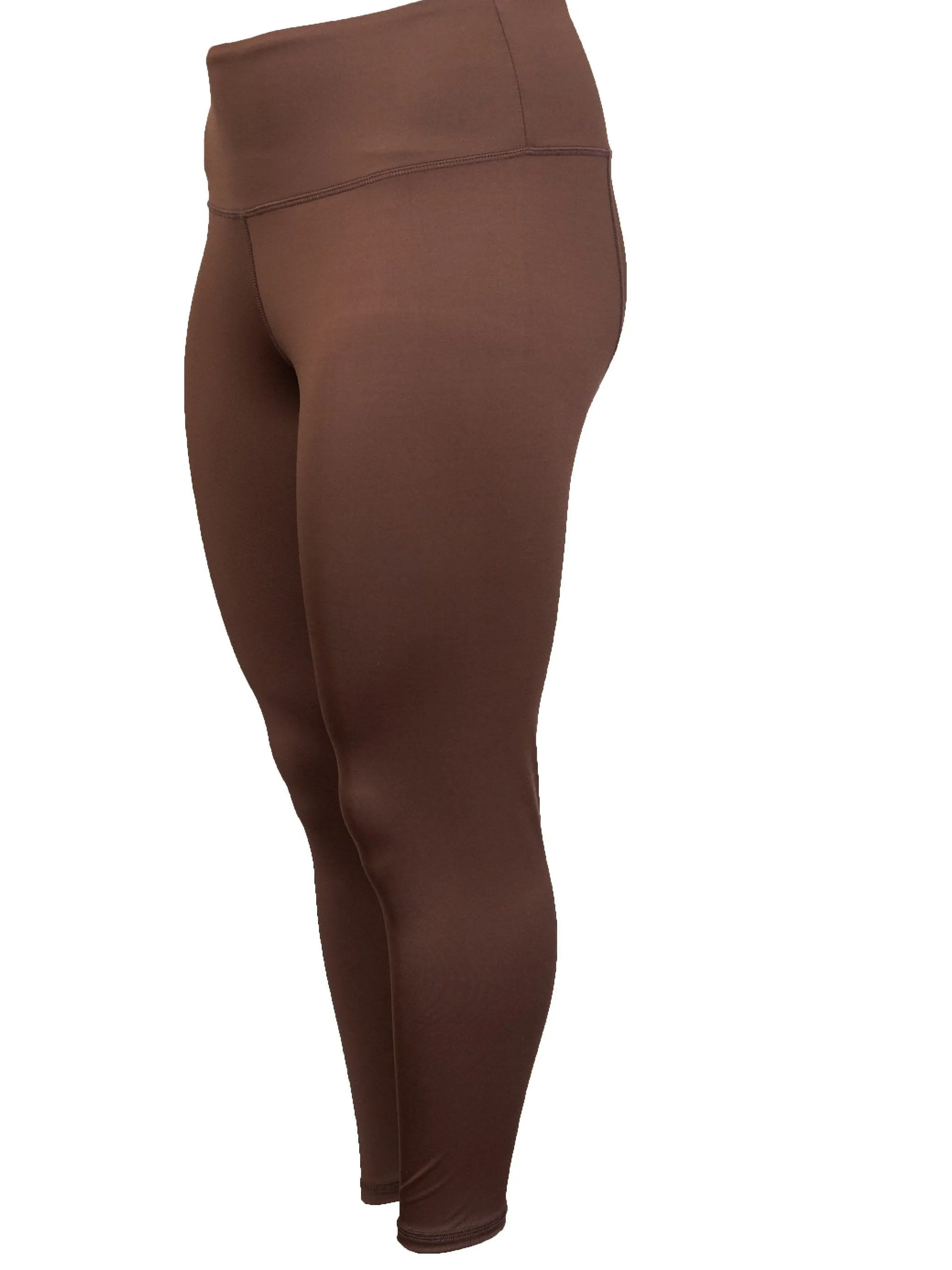 Hi-Rise Leggings - Bark Solid Shimmer