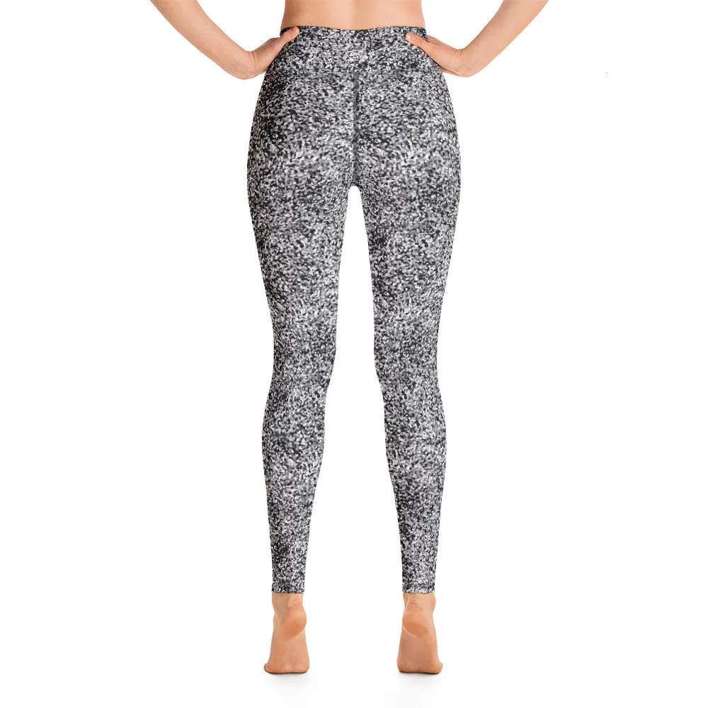 High Waist Yoga Leggings-Dotty