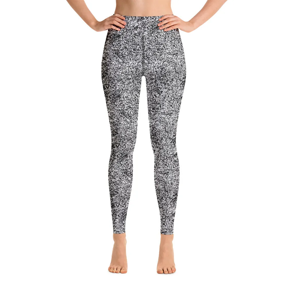 High Waist Yoga Leggings-Dotty