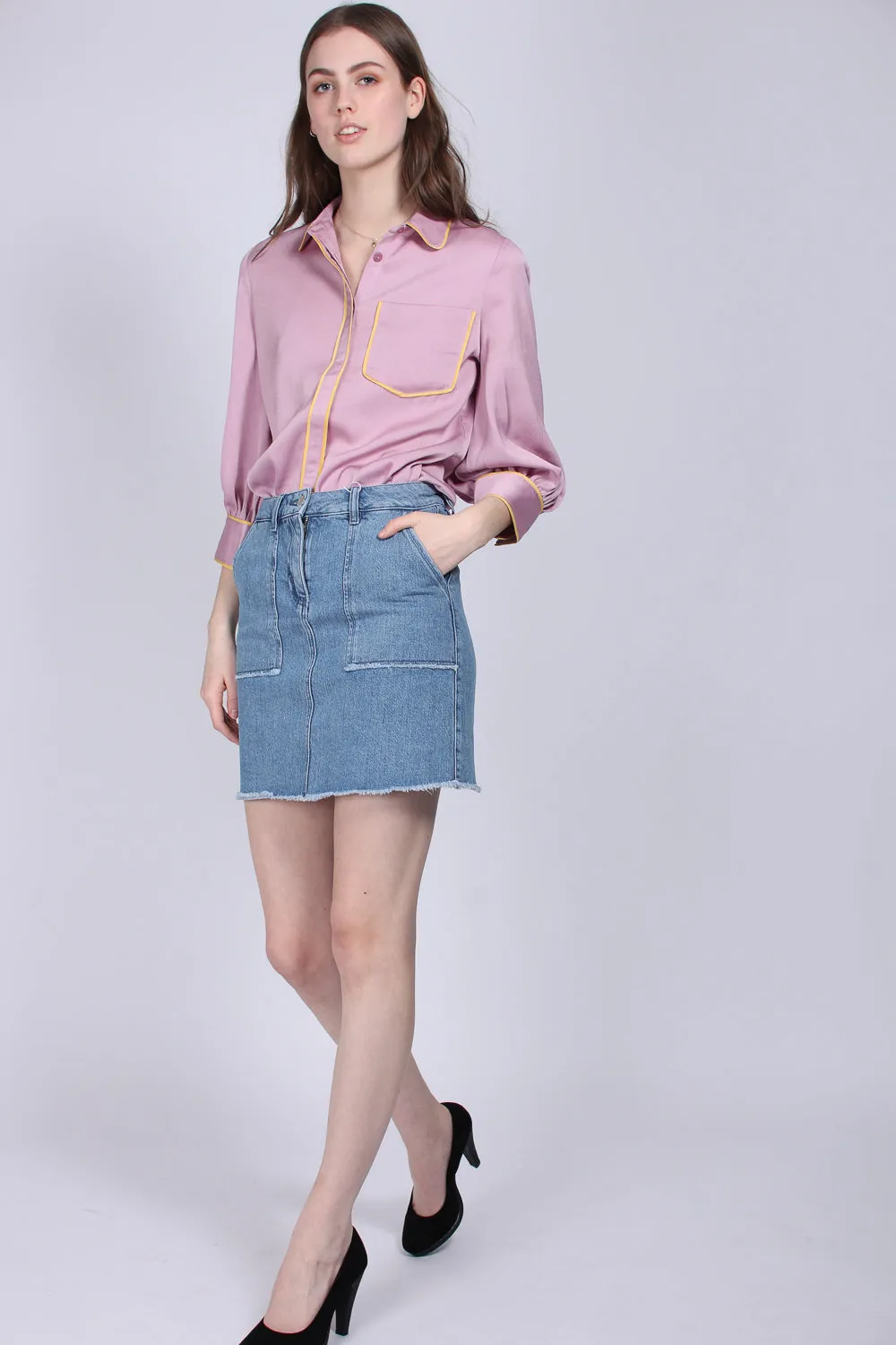 Jeans Skirt - Dusk Blue