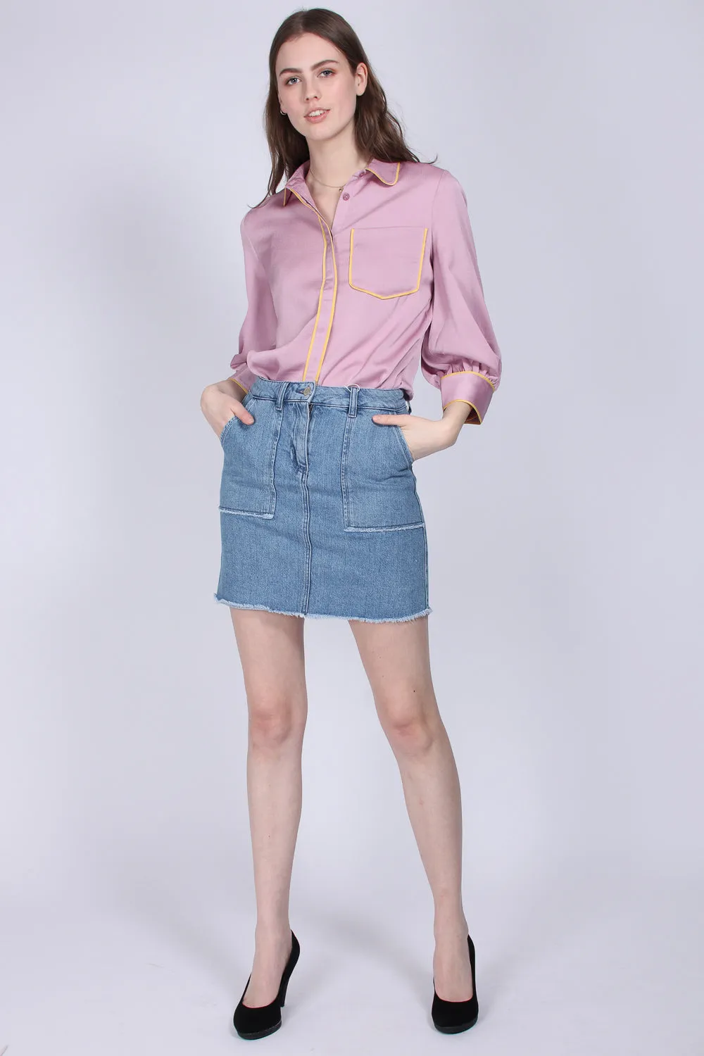 Jeans Skirt - Dusk Blue