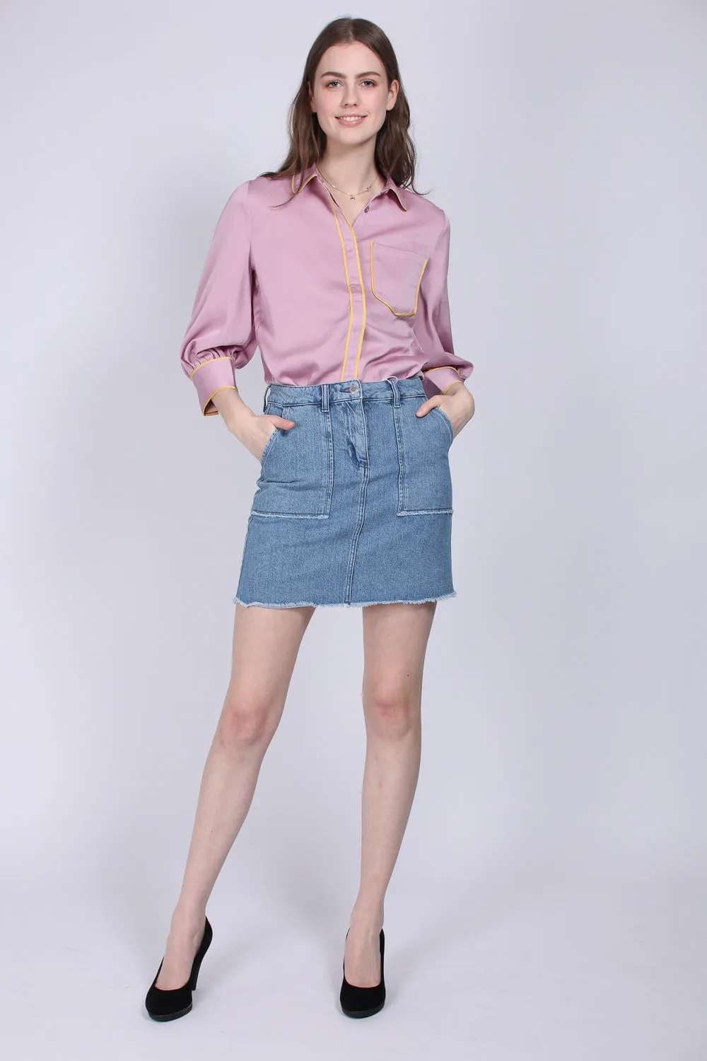 Jeans Skirt - Dusk Blue
