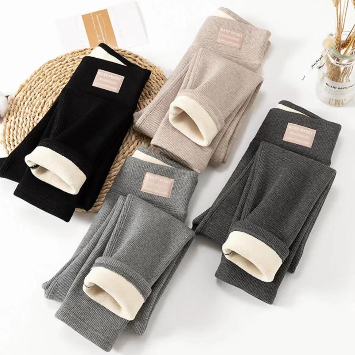 Keep Sweet High Waist Plush Leggings
