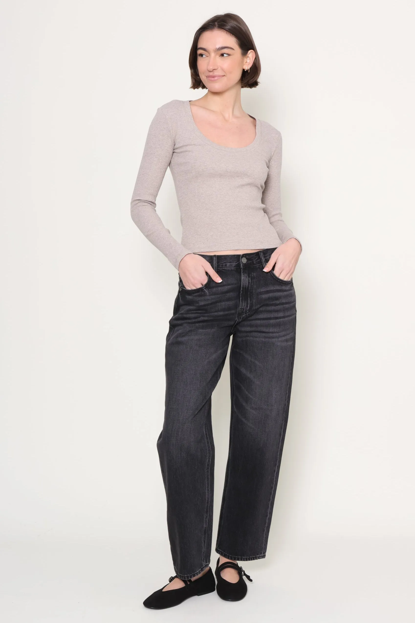 Kendall Relaxed Boyfriend Jean