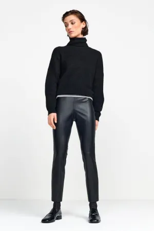 Kunstlederhose im Skinny Fit