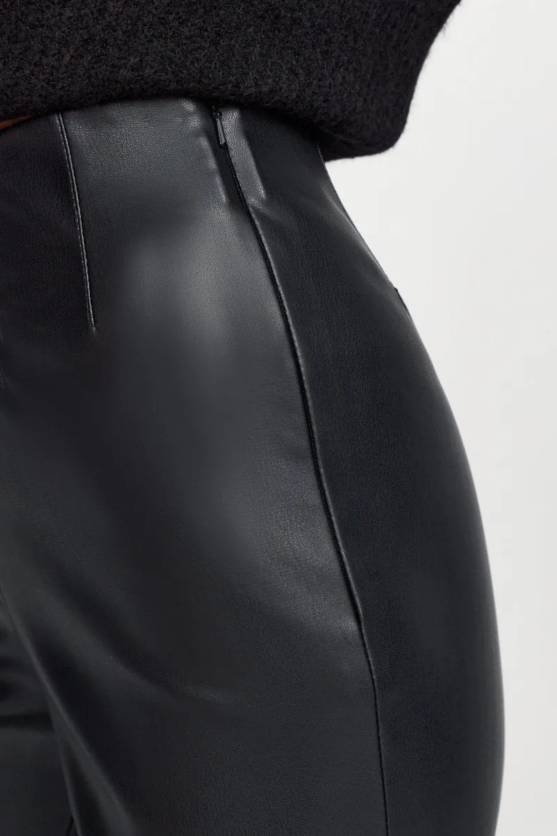 Kunstlederhose im Skinny Fit
