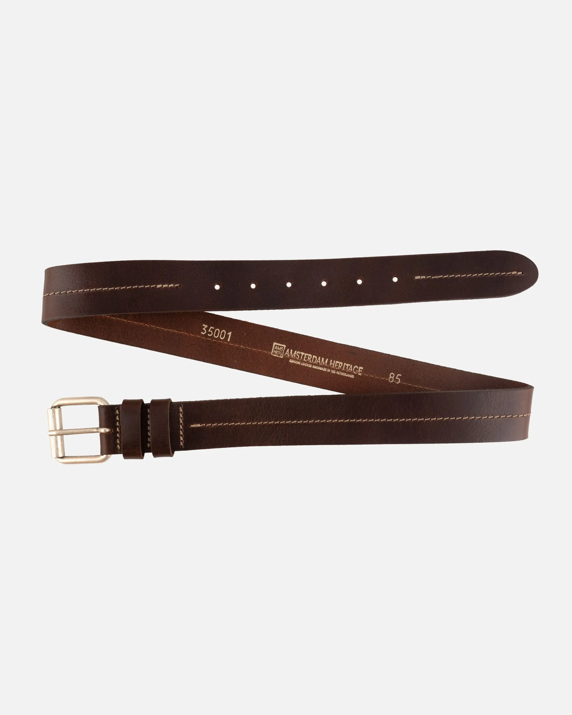 Lars | Center Stitch Leather Belt