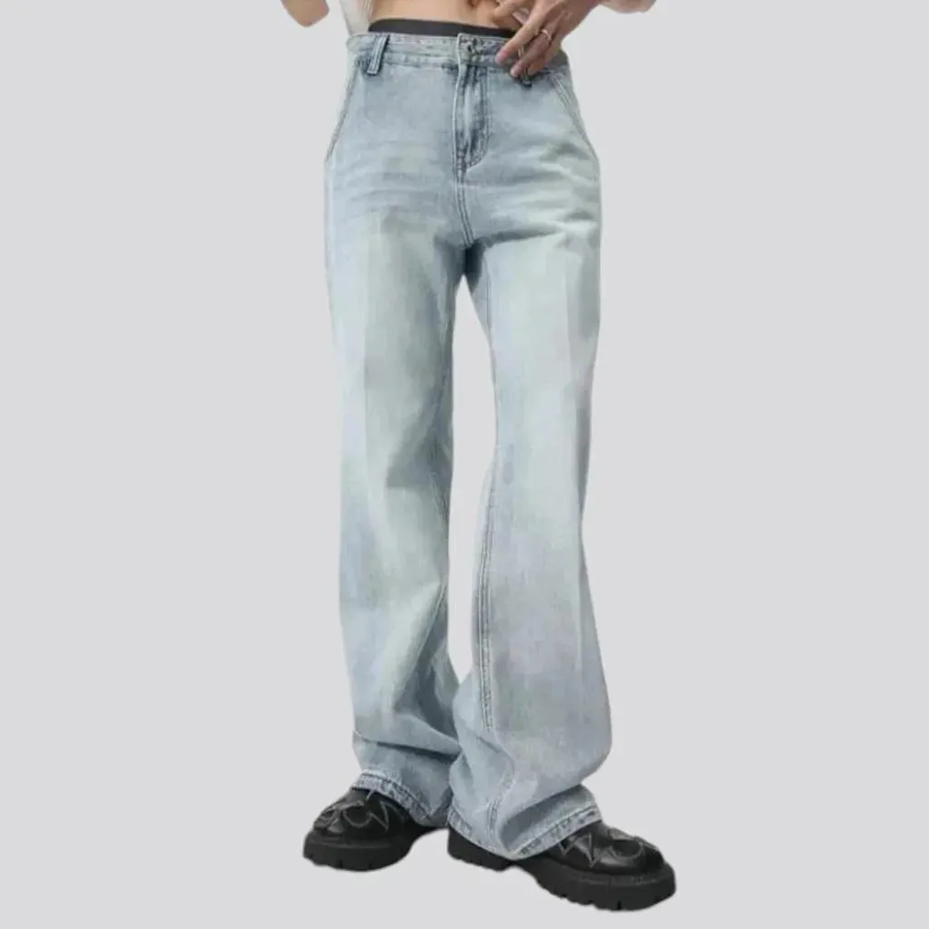 Light wash vintage men's jeans