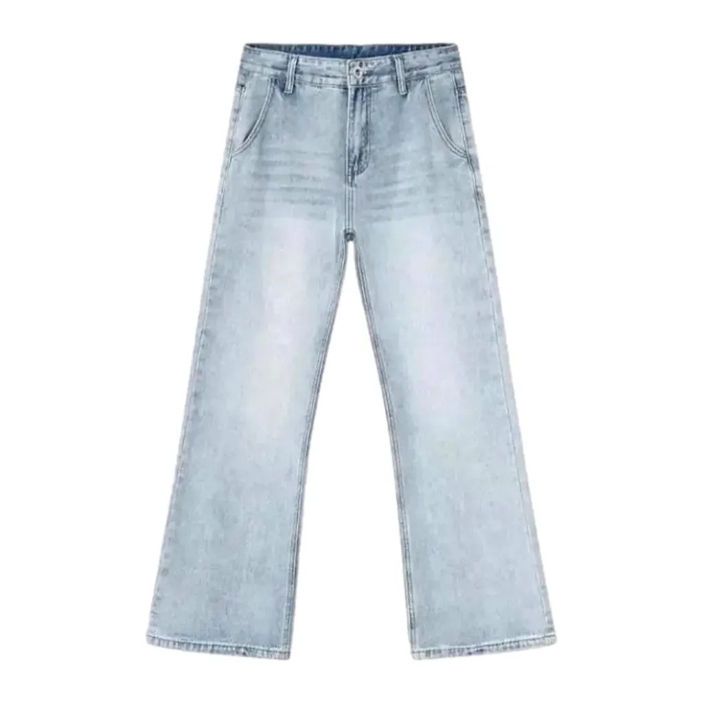 Light wash vintage men's jeans