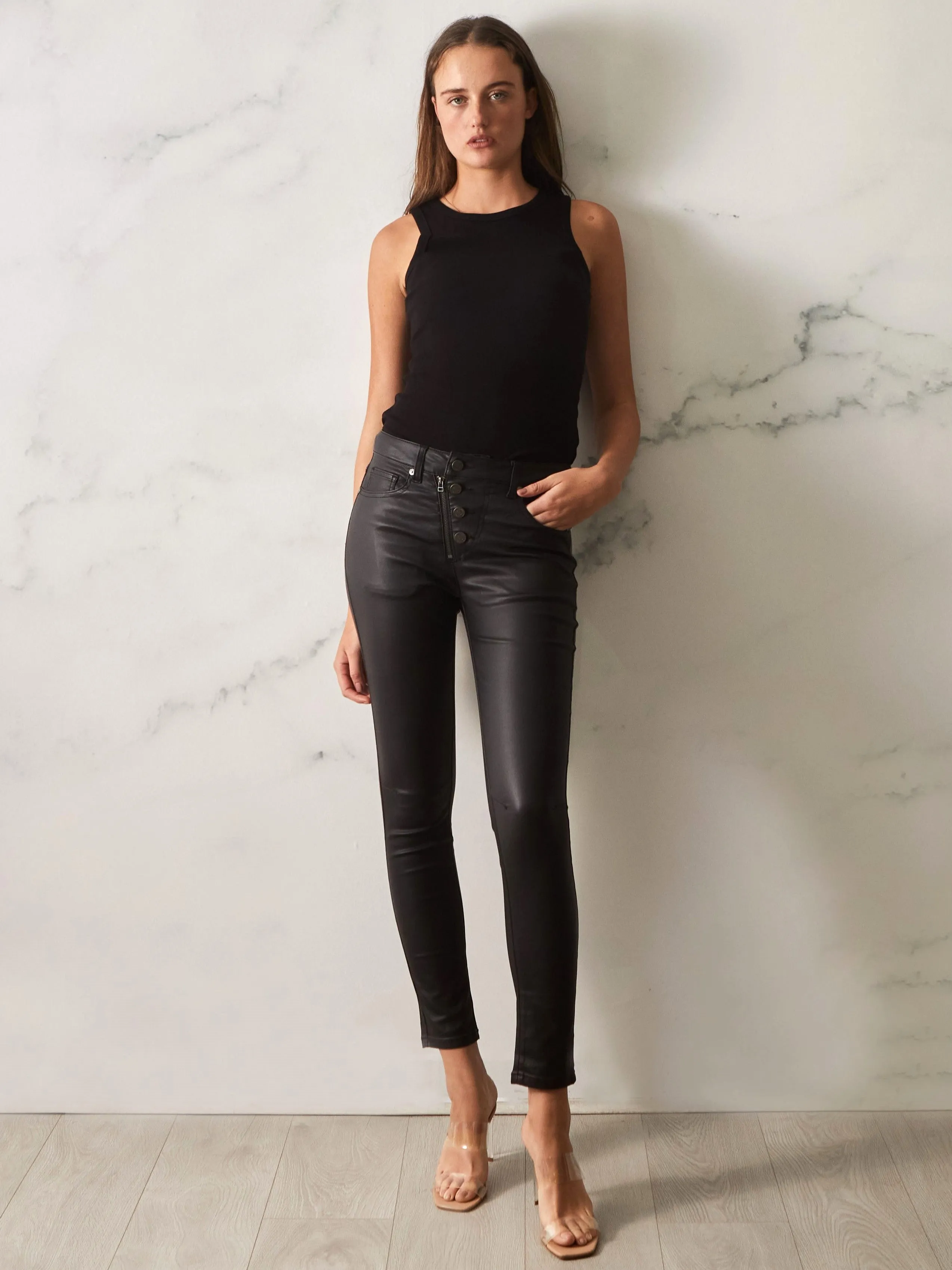 Louis Jeans Wax Look