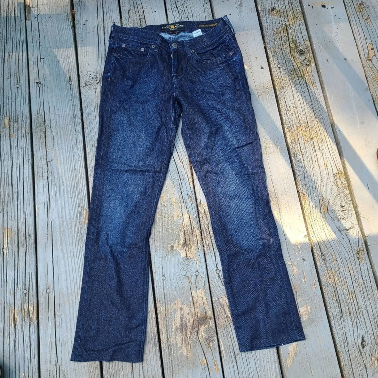 Lucky Brand Mid Rise Sweet Straight Jeans