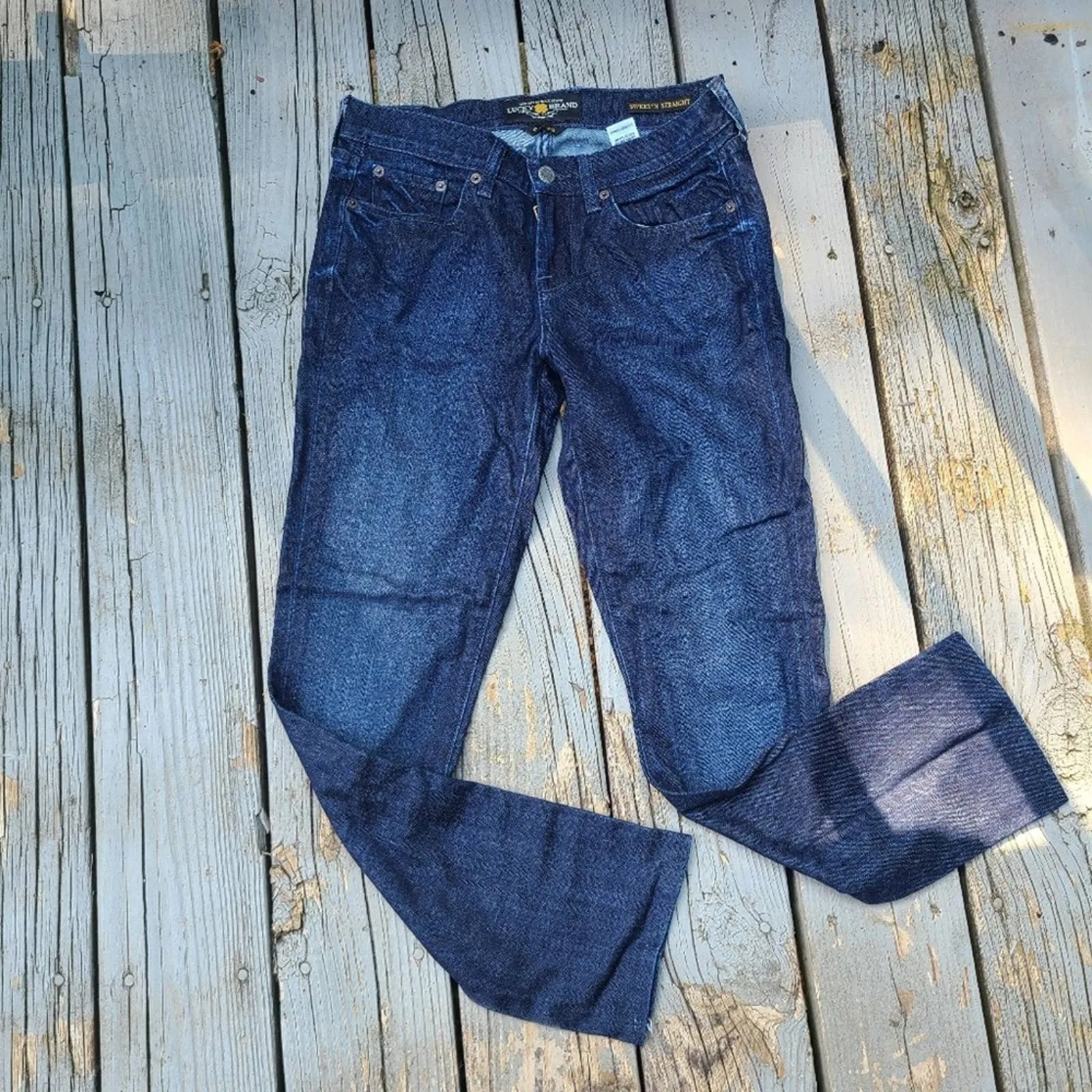 Lucky Brand Mid Rise Sweet Straight Jeans