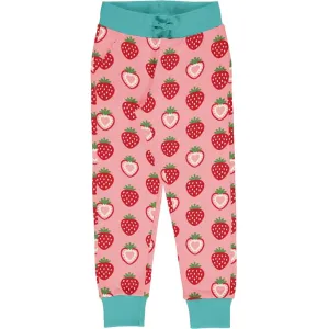 Maxomorra Sweatpants - Strawberry