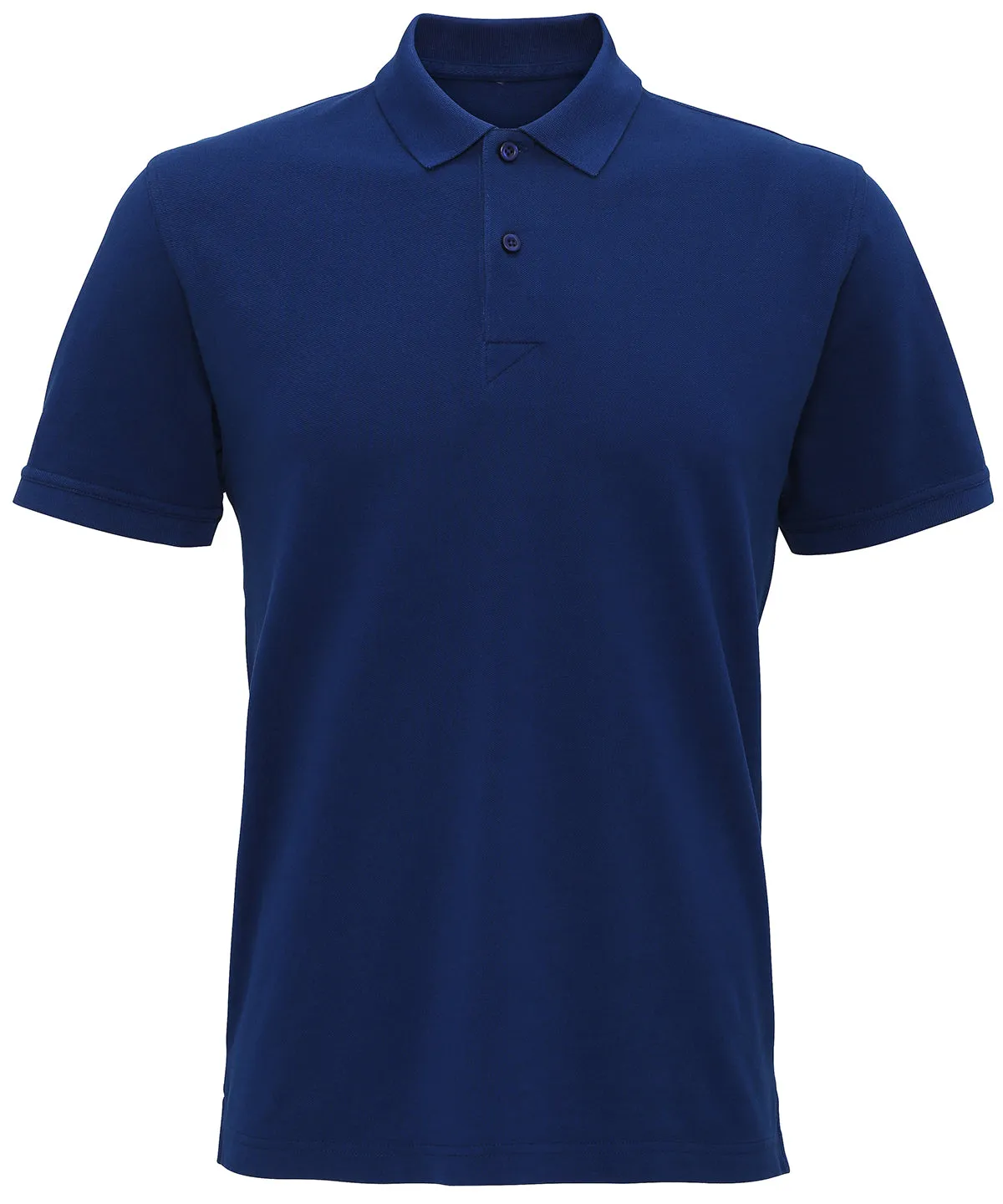 Mens coastal vintage wash polo | Indigo