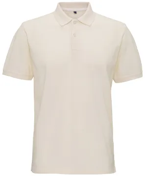Mens coastal vintage wash polo | Vintage White