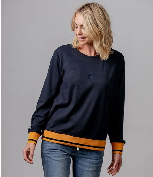 Moss Bee Sweat in Mustard or Navy