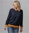 Moss Bee Sweat in Mustard or Navy