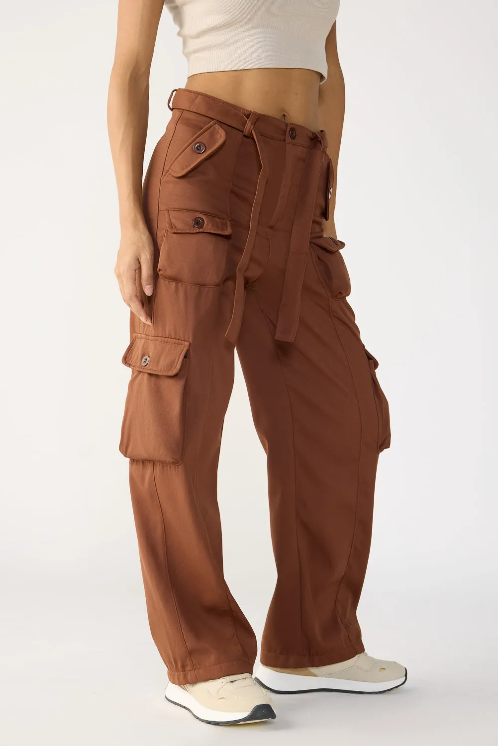 Musky Brown Straight Cargos