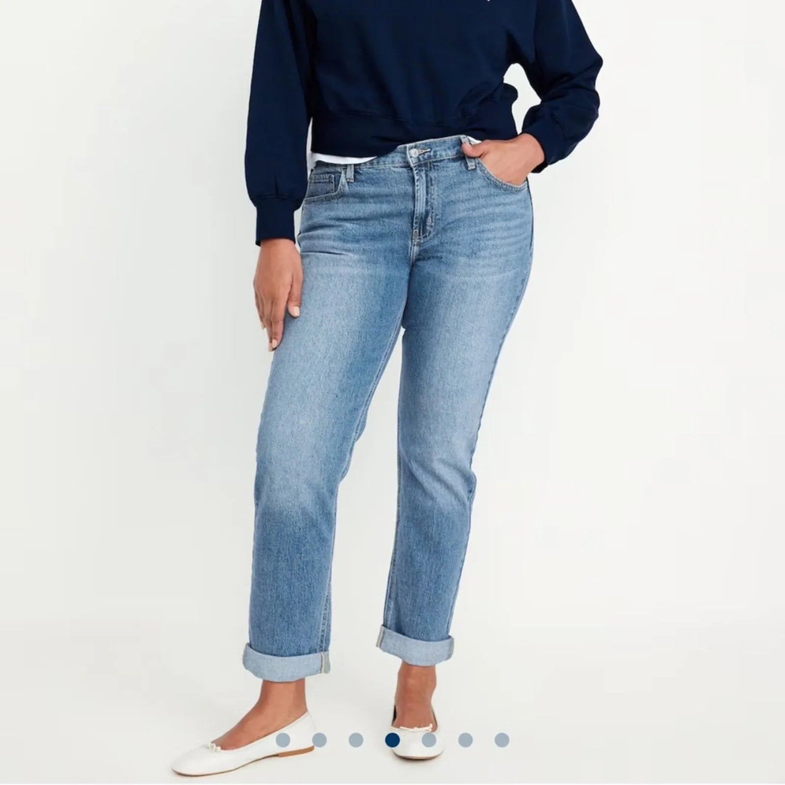 Old Navy Mid Rise Wow Boyfriend Jeans NWOT