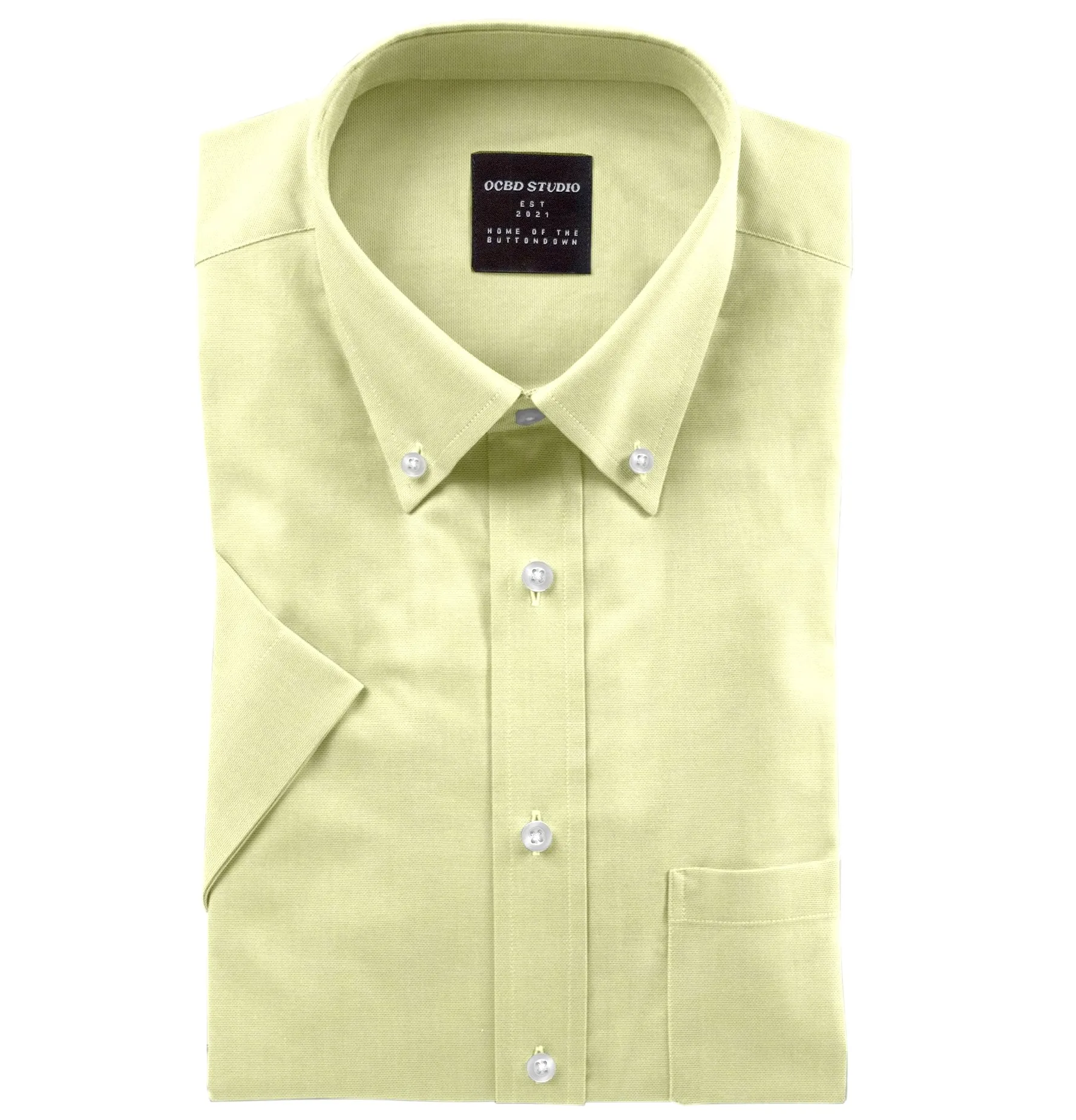 Oxford Button-Down - Short Sleeve - Yellow