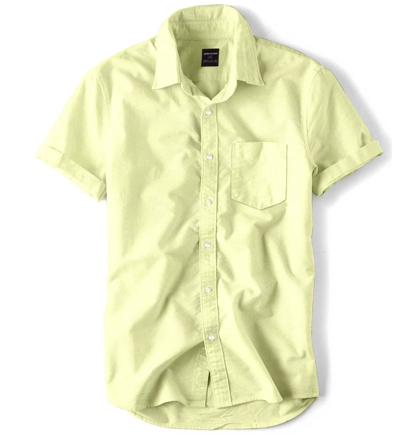Oxford Button-Down - Short Sleeve - Yellow