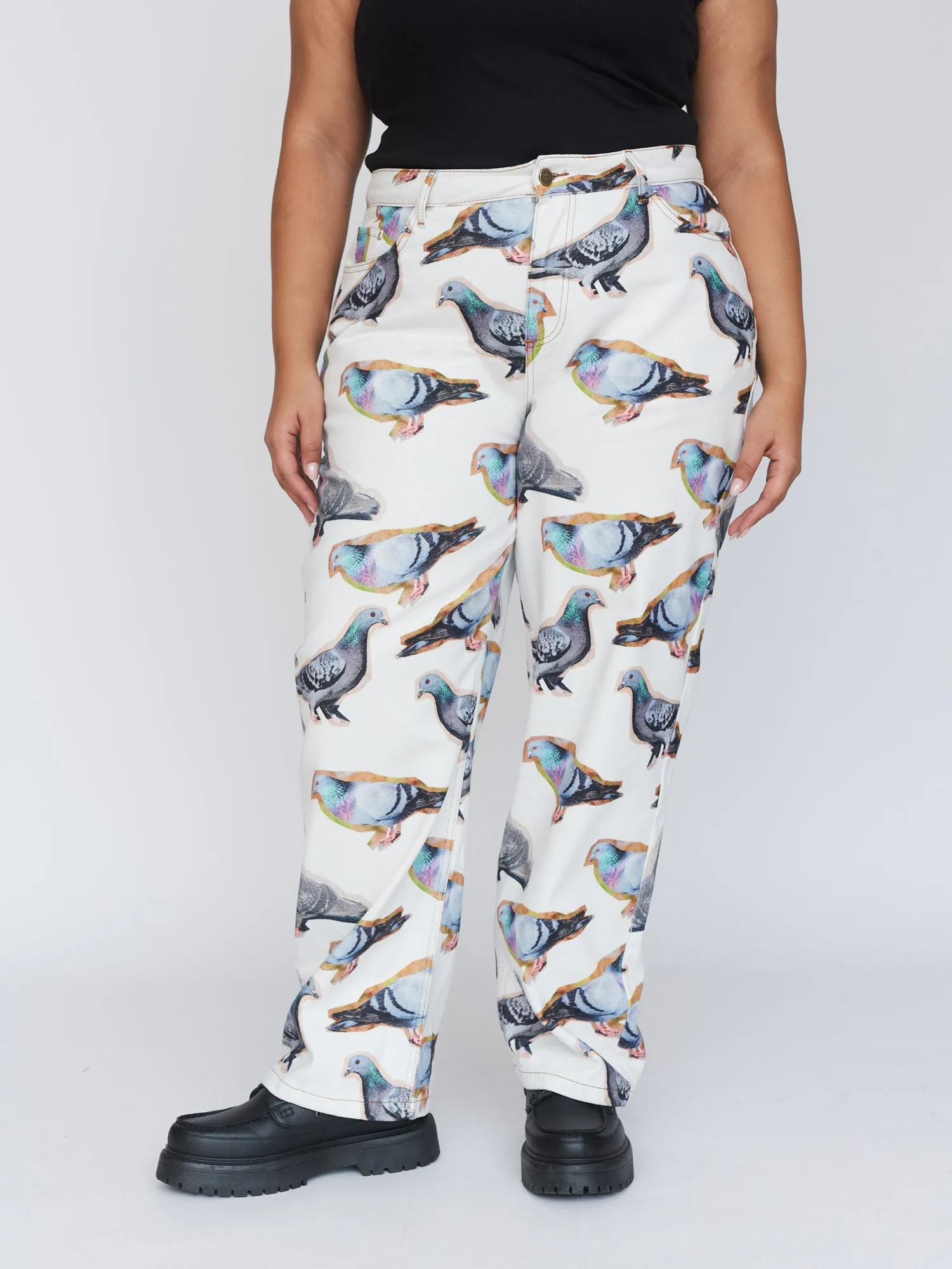 Pigeons Are Pals Jeans