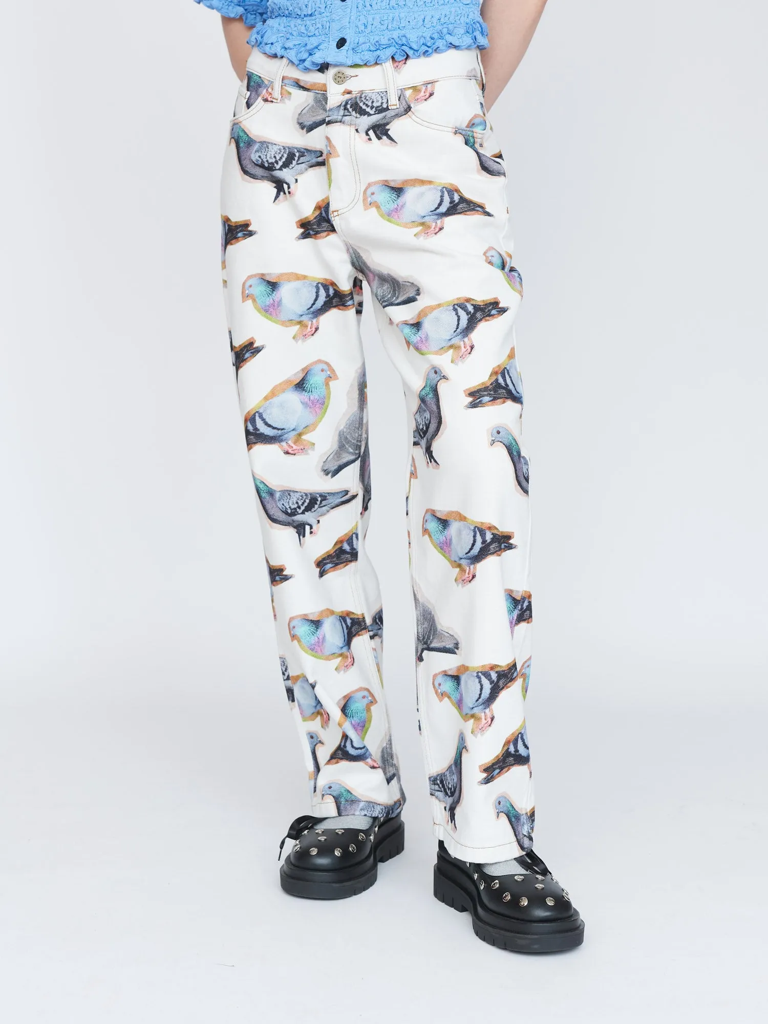 Pigeons Are Pals Jeans