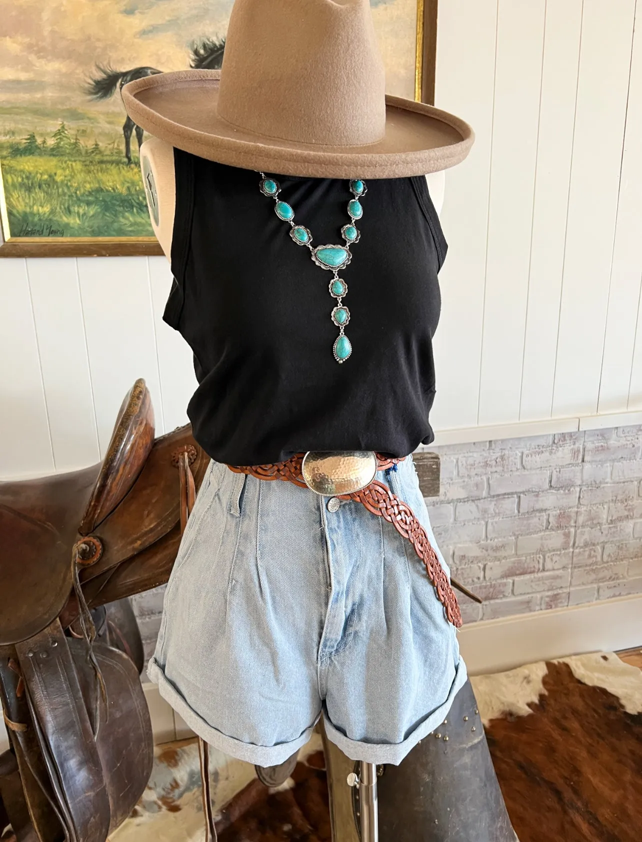 Relaxed Babe Tank(Black)