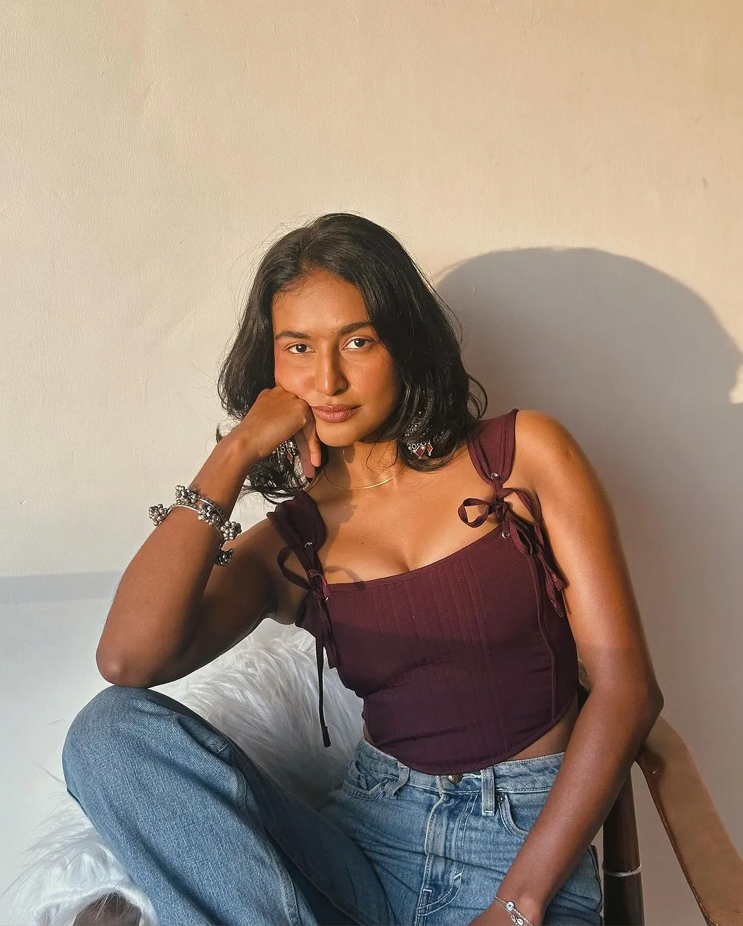 Rida Tharana in Graziella Corset Top