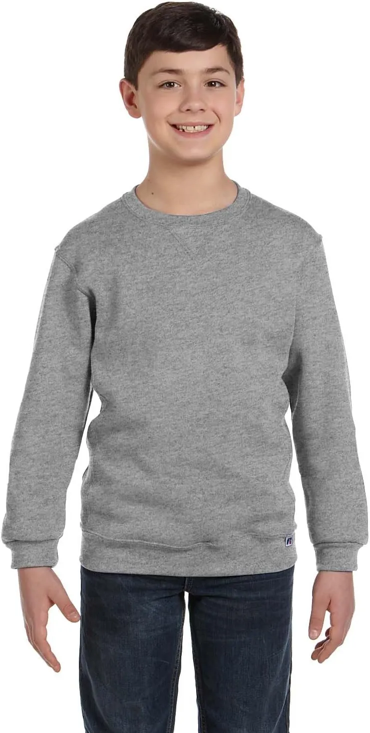 Russell Youth Dri-Power Fleece Hoodies & Sweatshirts, Moisture Wicking, Sizes S-XL
