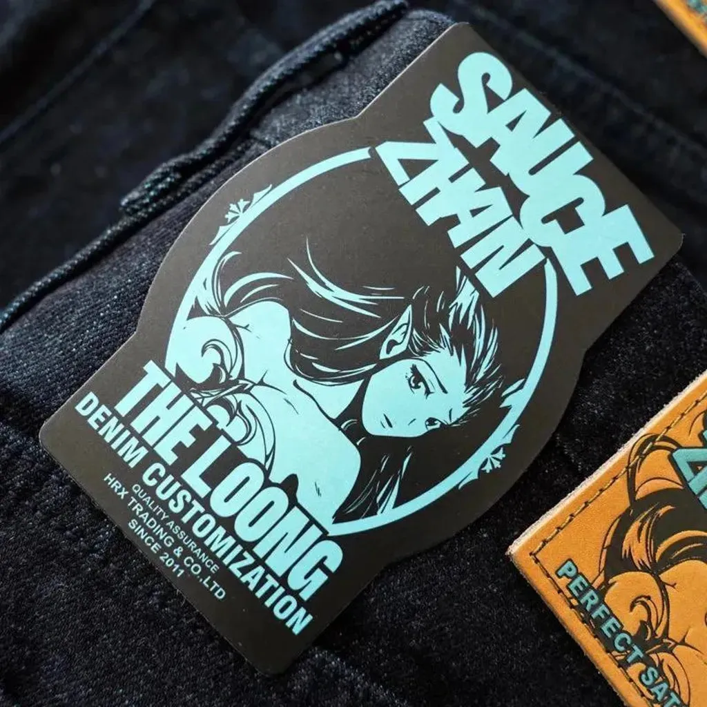 Selvedge straight jeans
 for men
