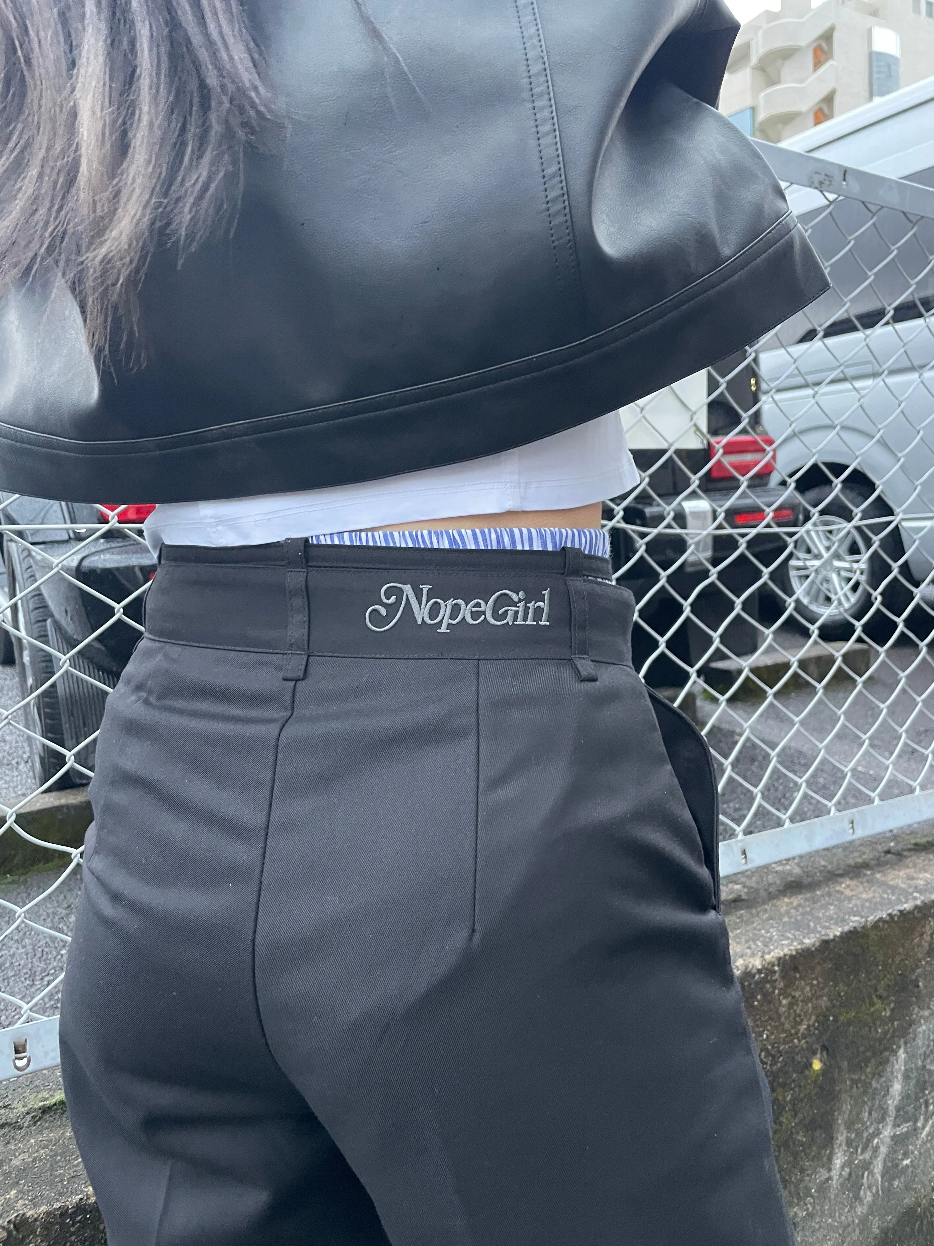 side cut slacks