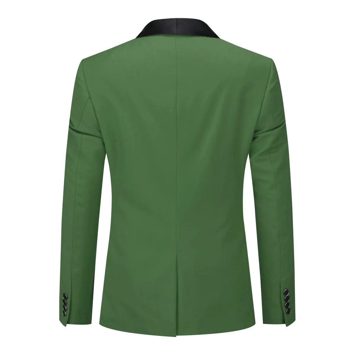 Slim Fit One Button Casual Willow Green 3-Piece Suit