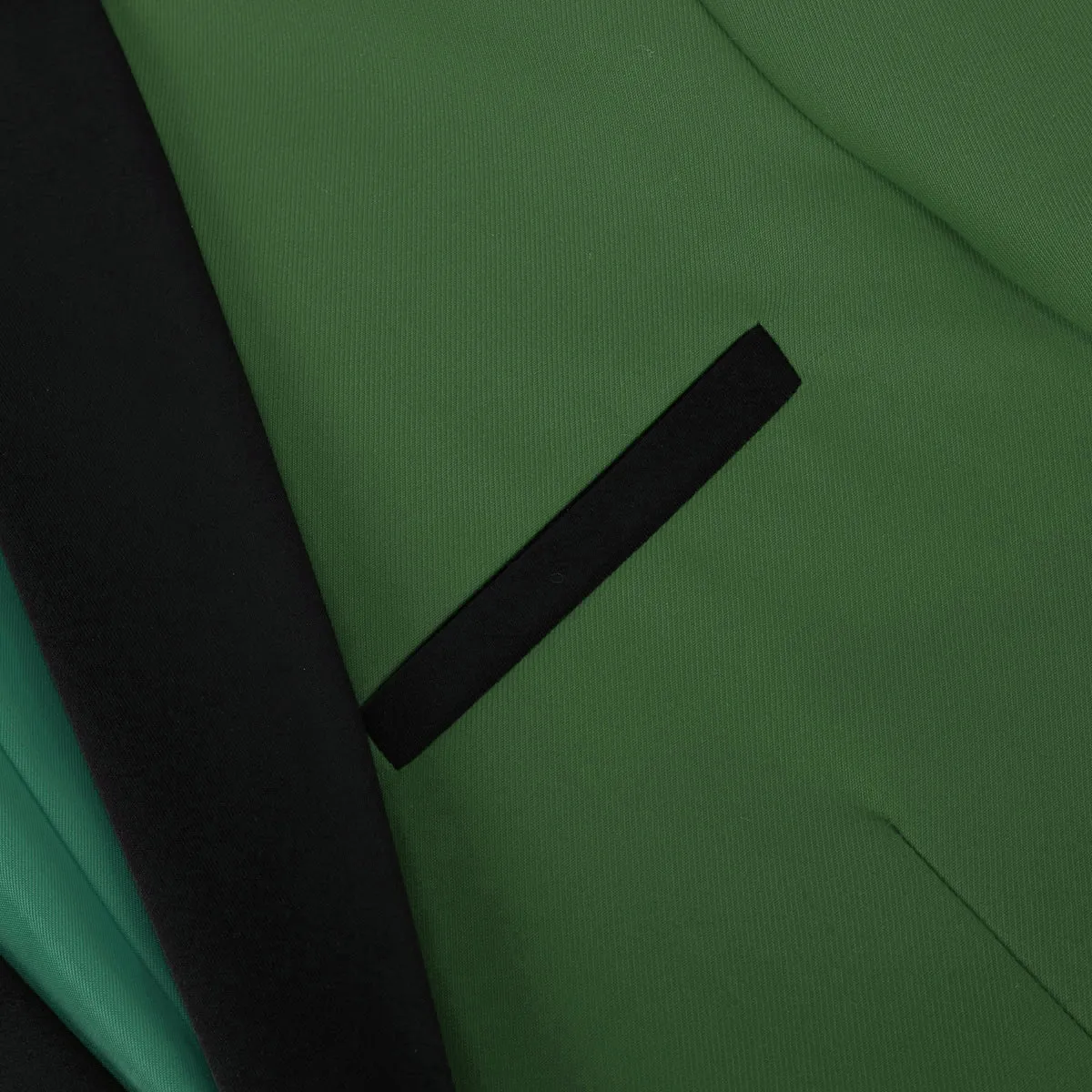 Slim Fit One Button Casual Willow Green 3-Piece Suit