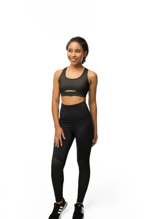 Split Mesh Legging
