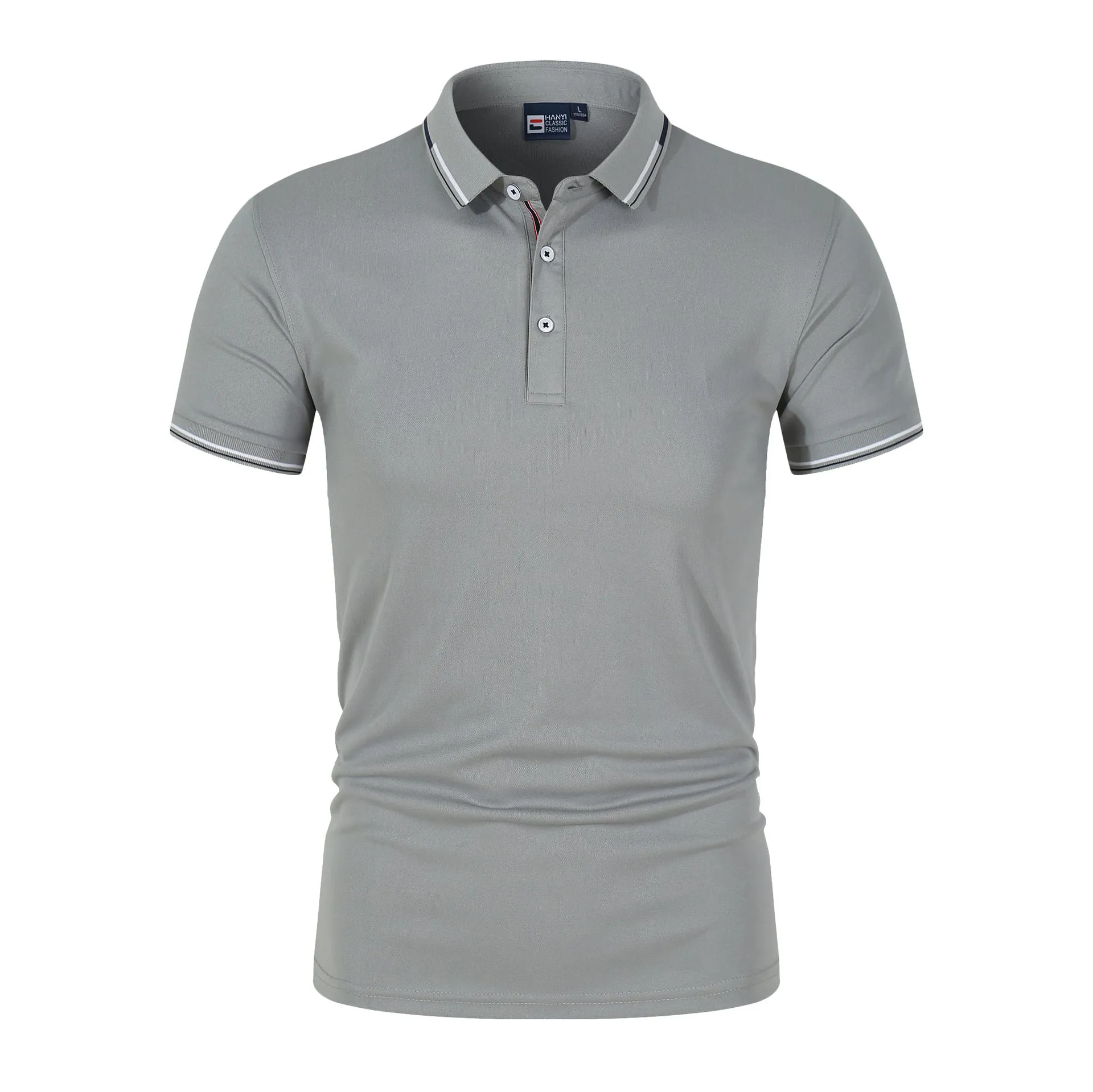 Summer Men's Solid Colour Polo Shirt