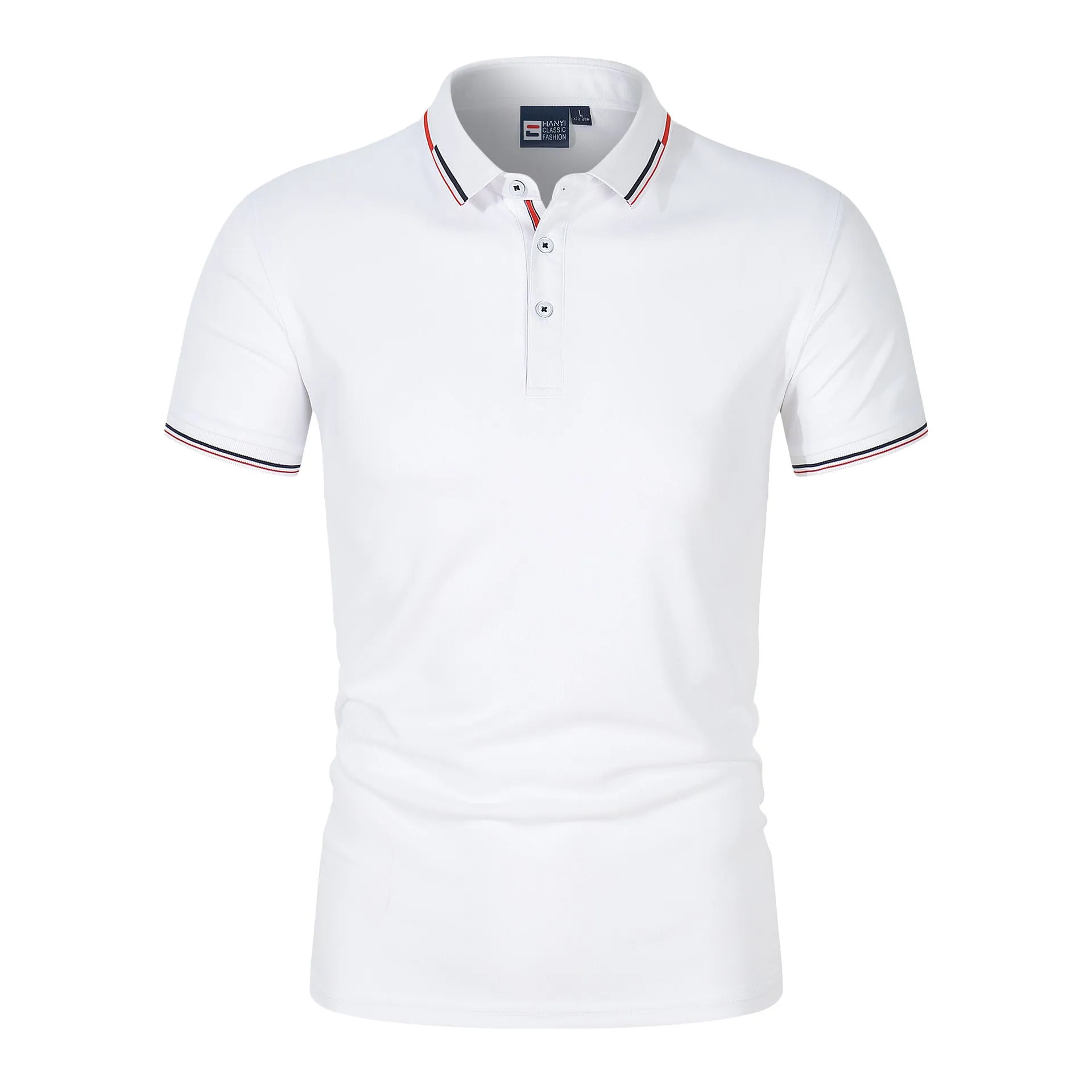 Summer Men's Solid Colour Polo Shirt