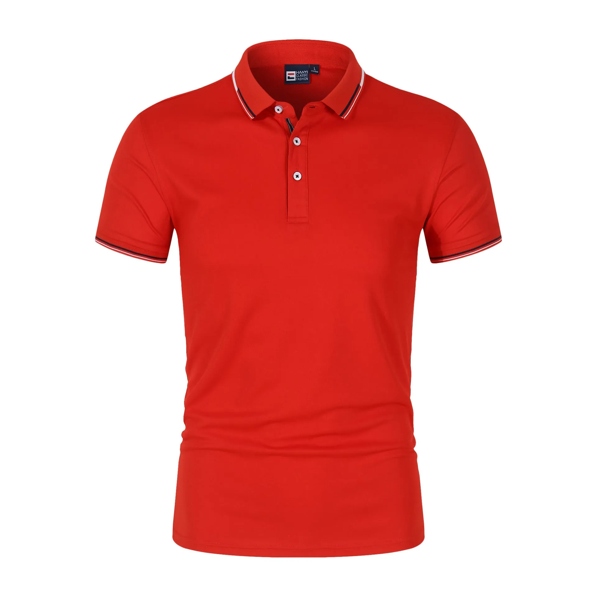 Summer Men's Solid Colour Polo Shirt